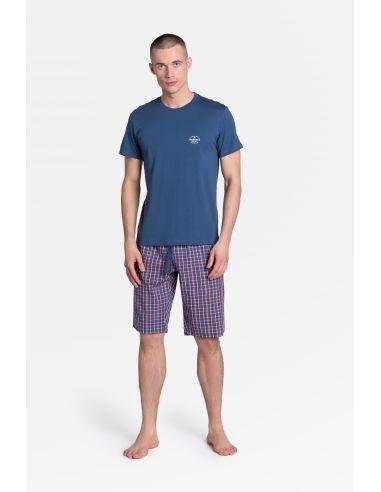 Moška pižama Zeroth 38364-59X temno modra