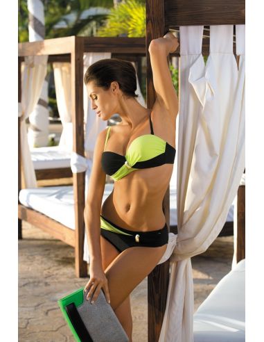 Ženski kupaći kostim Liliana Nero-Brazilian M-259 crna-žuta (22)
